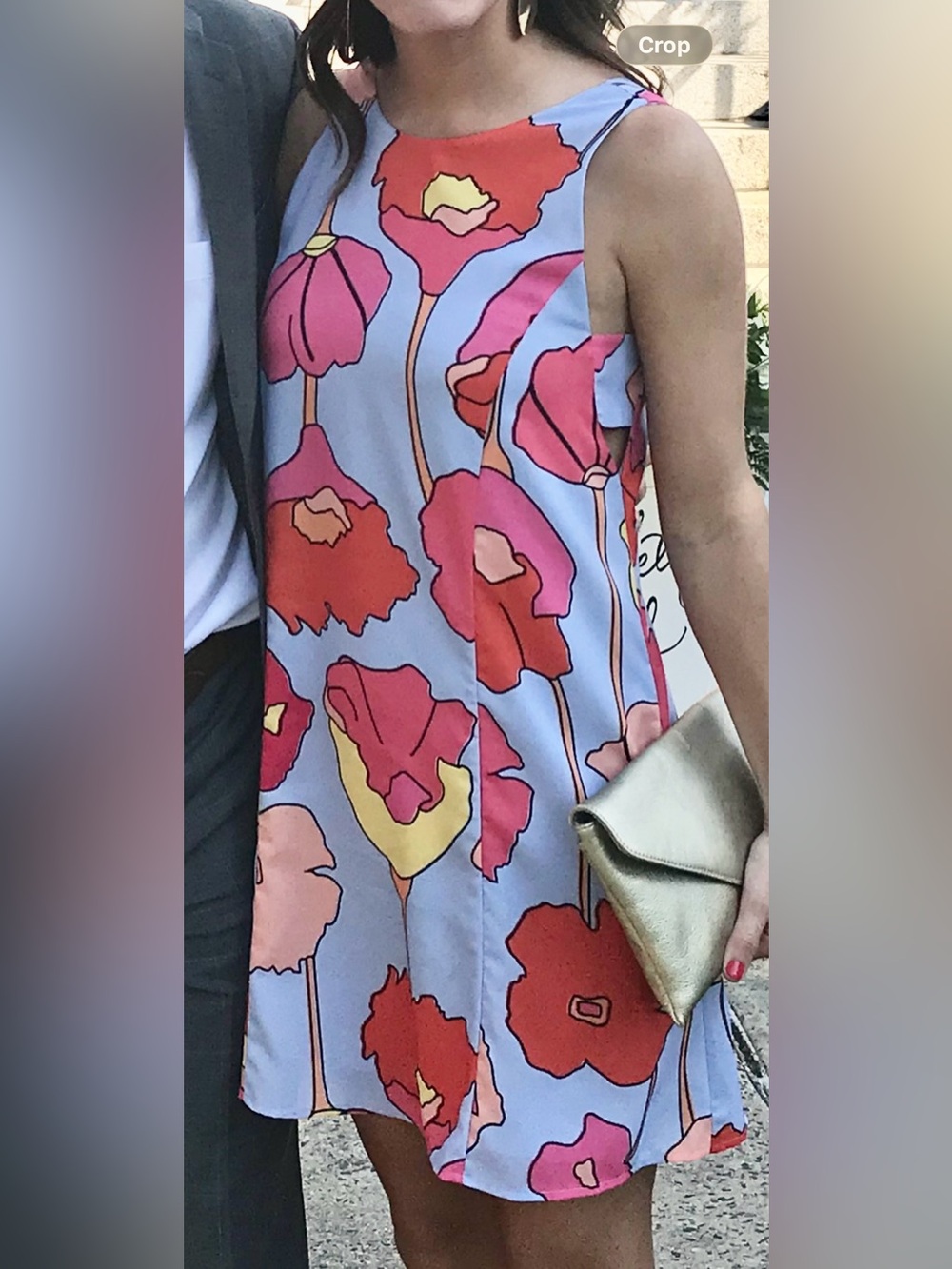 Crosby by Mollie Burch sleeveless flowy mini floral dress